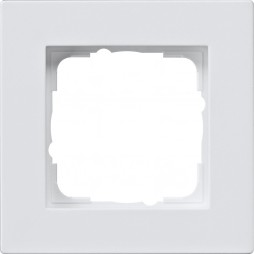 0211295 - Gira E2 Рамка на 1 пост для установки заподлицо, цвет Белый глянцевый